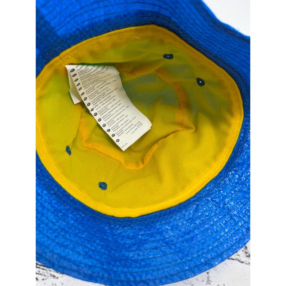 IKEA Bucket Hat Blue Yellow‎ Logo Unisex Adult Size One Size - Picture 3 of 4